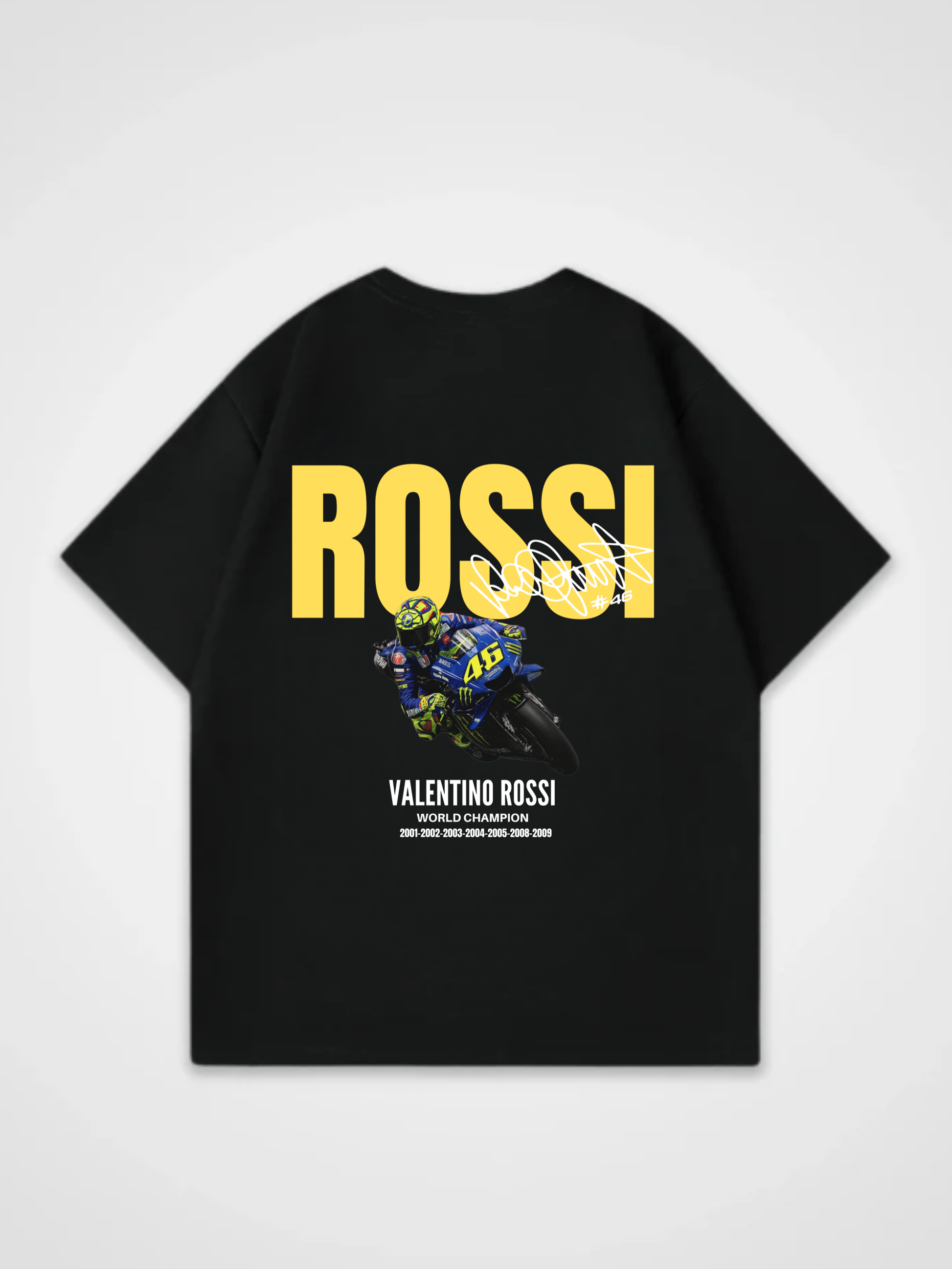 Moto GP Valentino Rossi World Champion Oversized Shirt