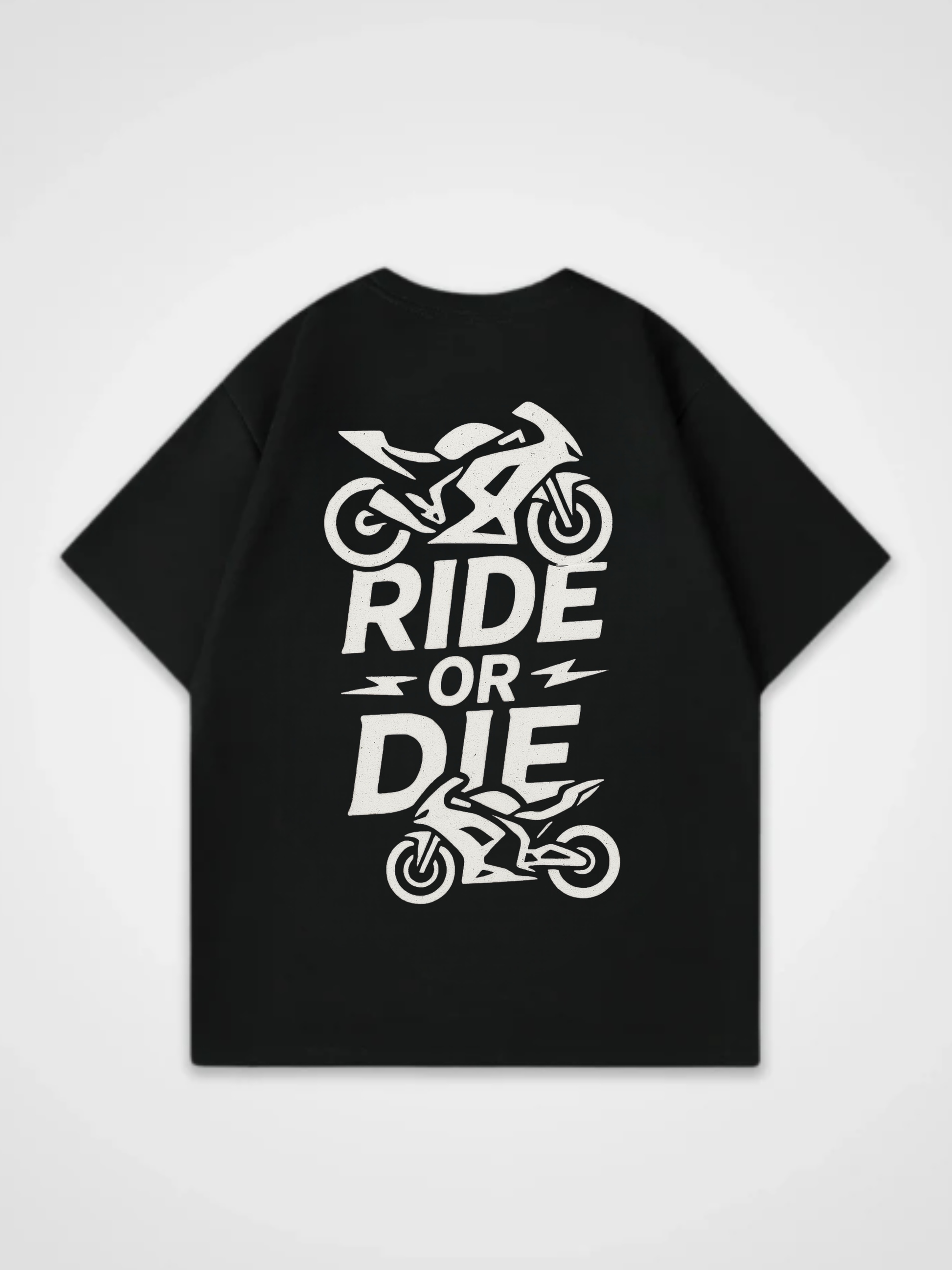 Ride or Die Motorrad Oversized Shirt