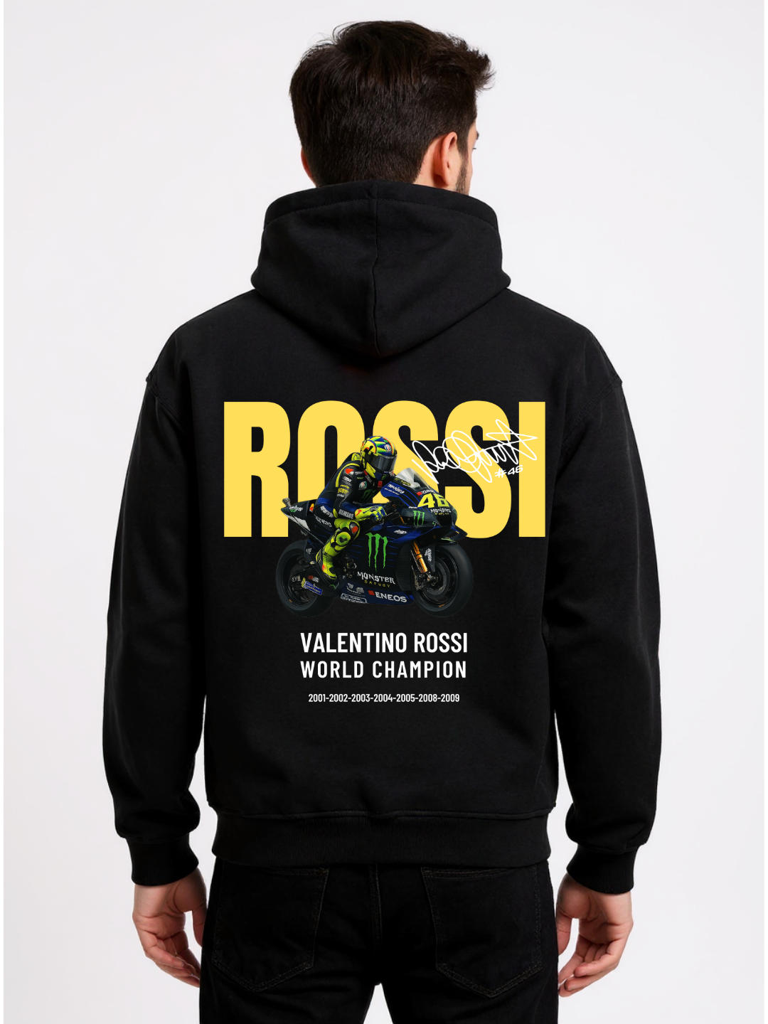 Moto GP Valentino Rossi World Champion VR46 Oversized Hoodie