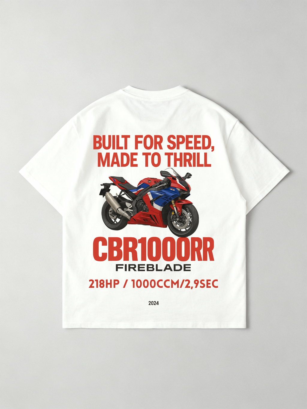Motorcycle Fireblade CBR1000RR Oversized Shirt