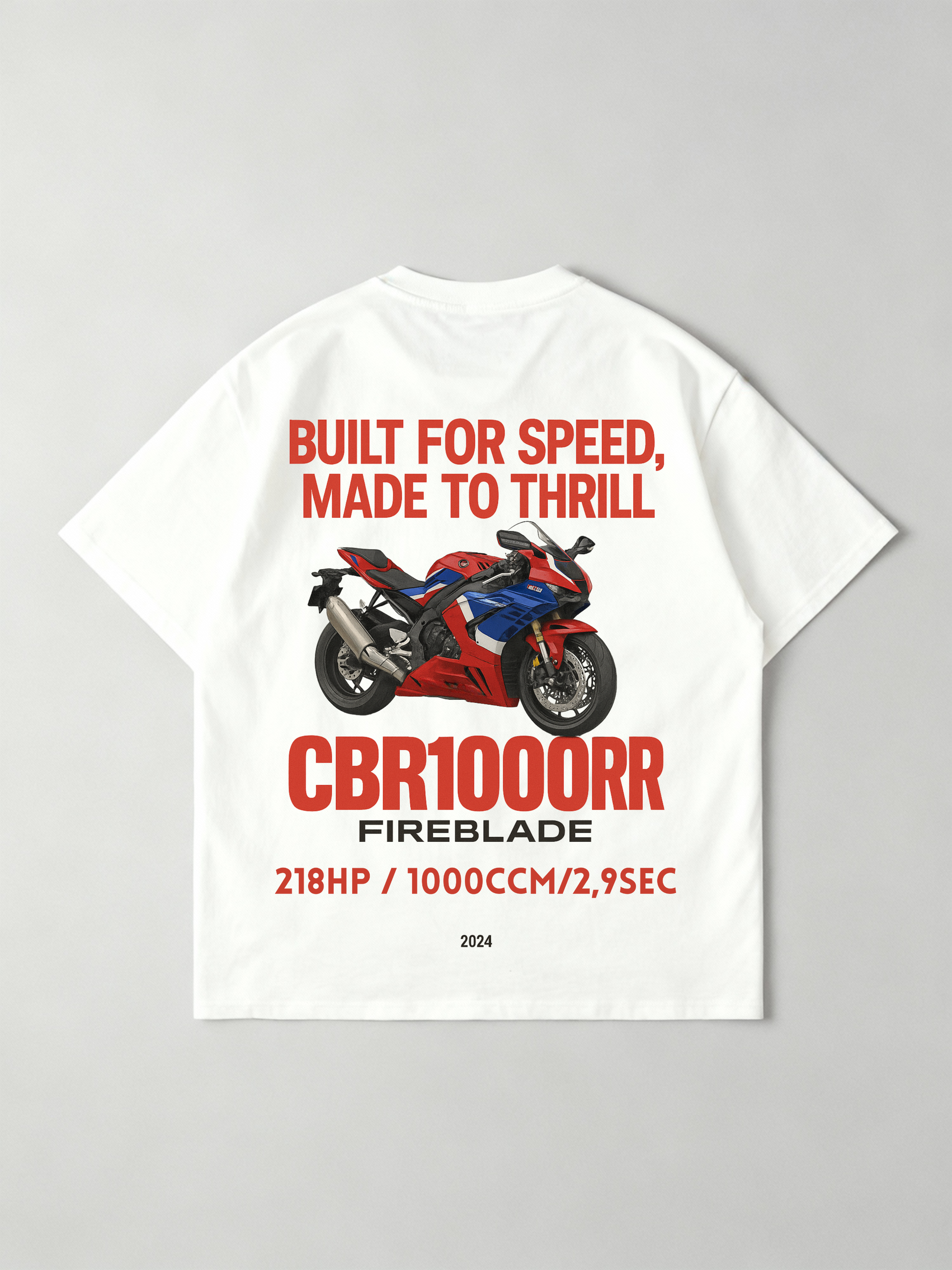 Motorcycle Fireblade CBR1000RR Oversized Shirt