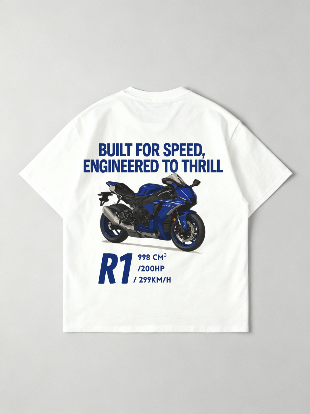 Motorcycle YZF-R1 Oversized Shirt
