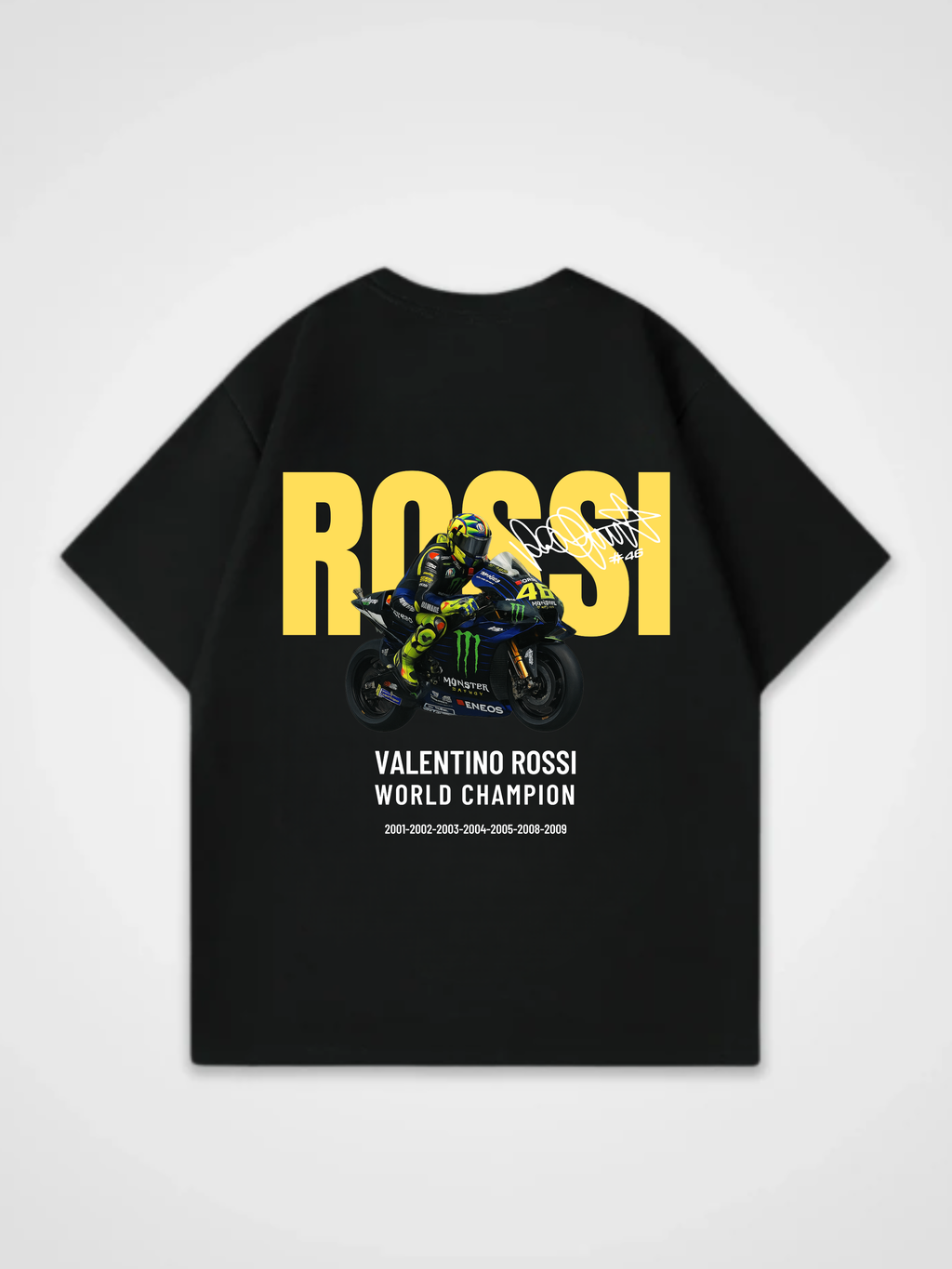 Moto GP Valentino Rossi World Champion VR46 Oversized Shirt