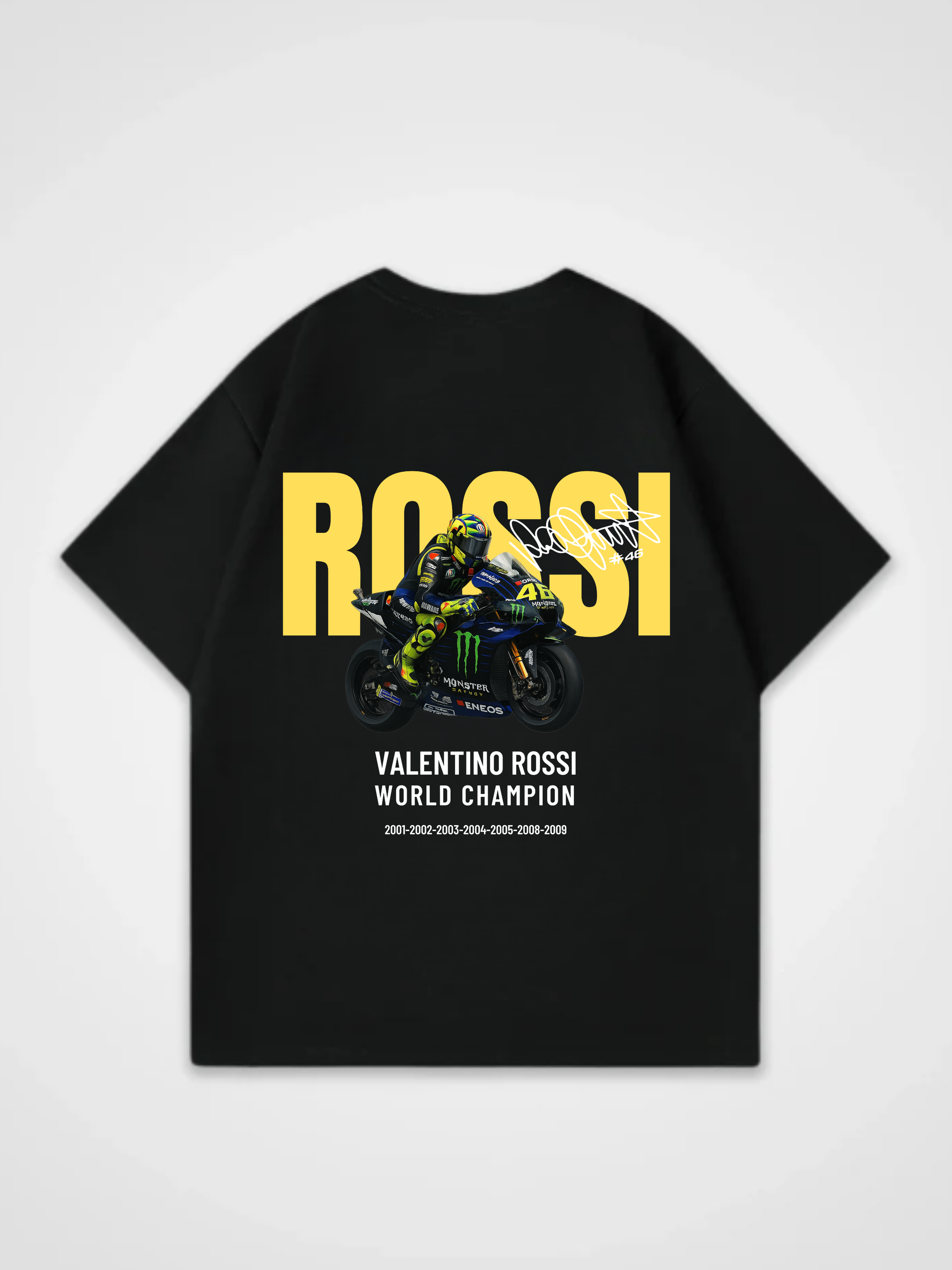 Moto GP Valentino Rossi World Champion VR46 Oversized Shirt