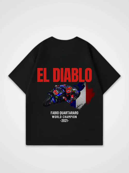 Moto GP Fabio Quartararo World Champion Oversized Shirt