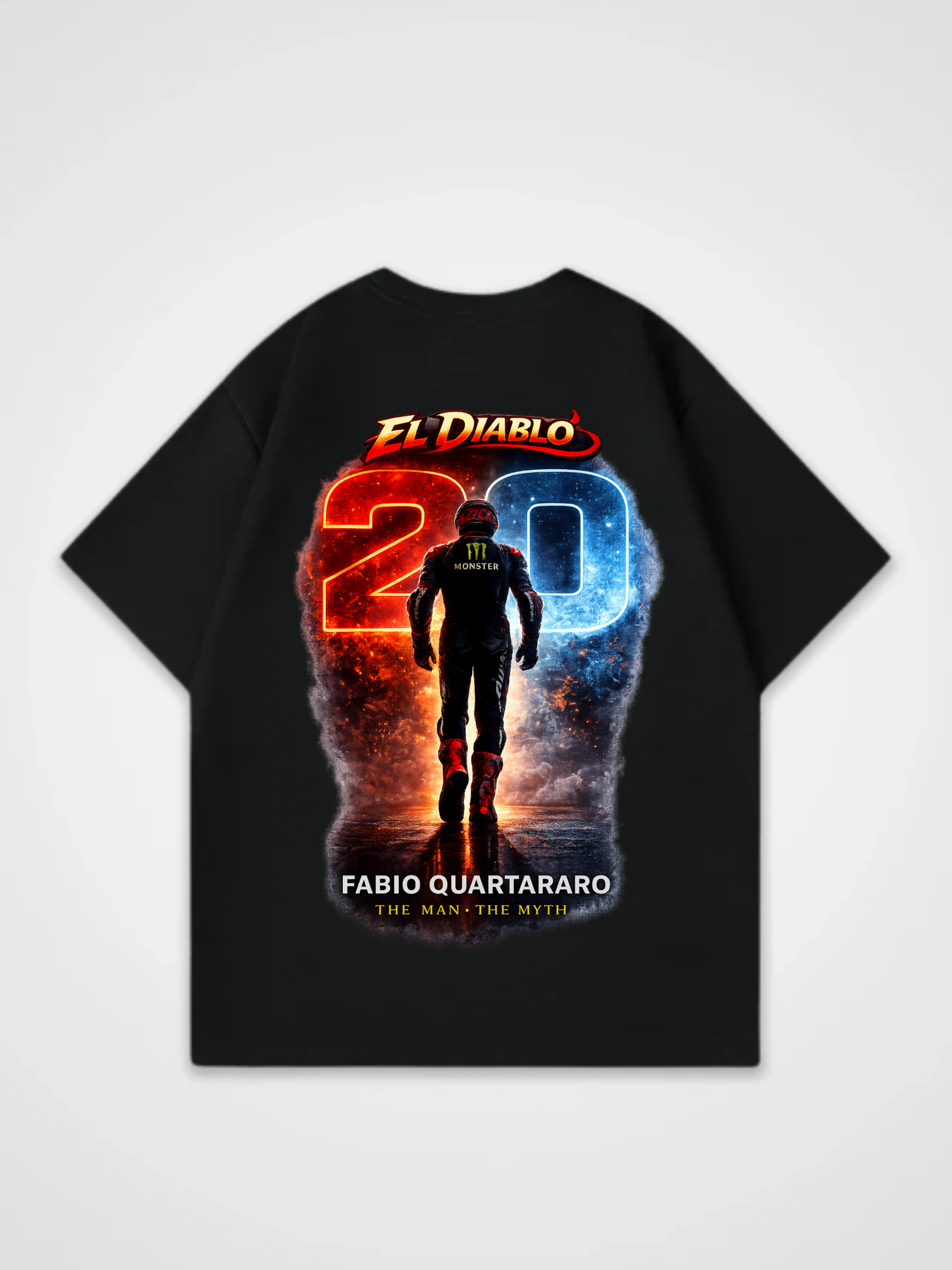 Moto GP Fabio Quartararo The Man Oversized Oversized Shirt