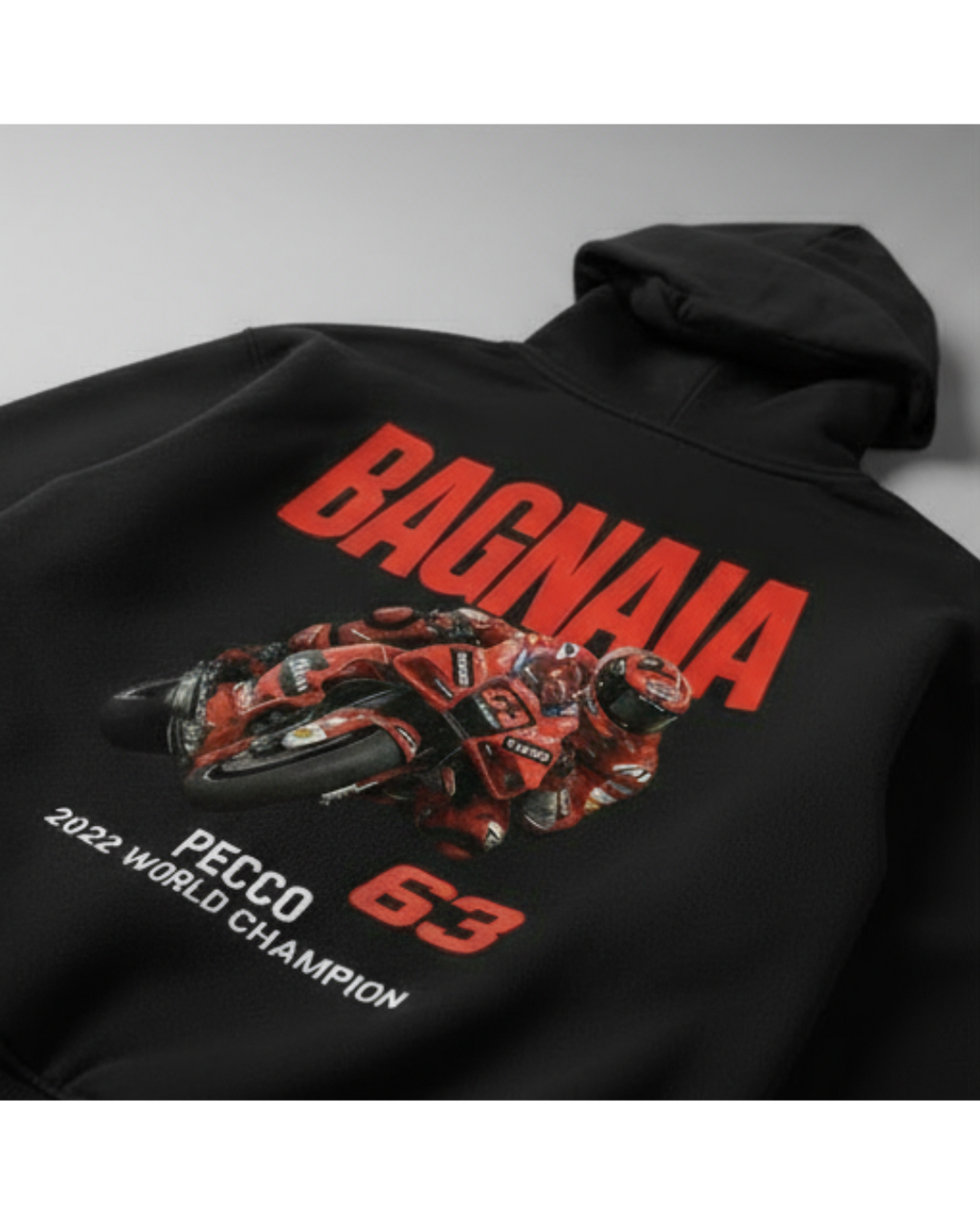 MotoGP PECCO  Francesco Bagnaia 63 Oversized Hoodie