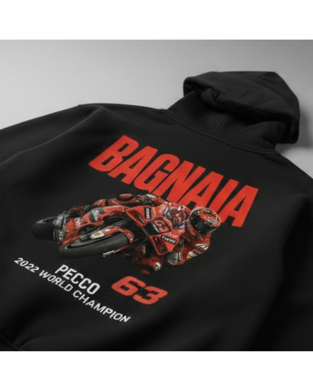 MotoGP PECCO  Francesco Bagnaia 63 Oversized Hoodie