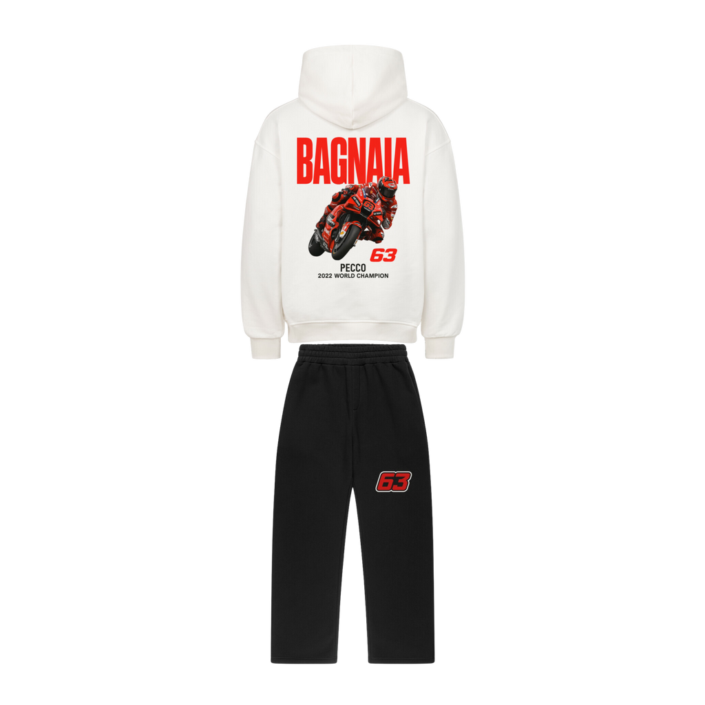MotoGP PECCO Francesco Bagnaia 63 Oversized Tracksuit