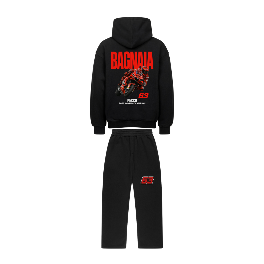MotoGP PECCO Francesco Bagnaia 63 Oversized Tracksuit