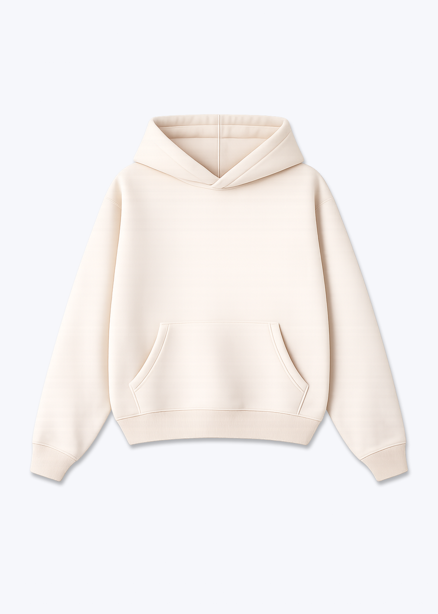 Ride beyond limtis Oversized Hoodie - Beige Front Base