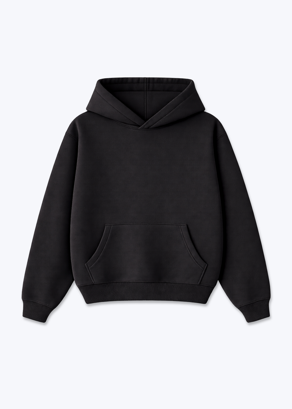 ALL I WANT IS A SCREAMING BLONDE Oversized Hoodie - Black Front Base