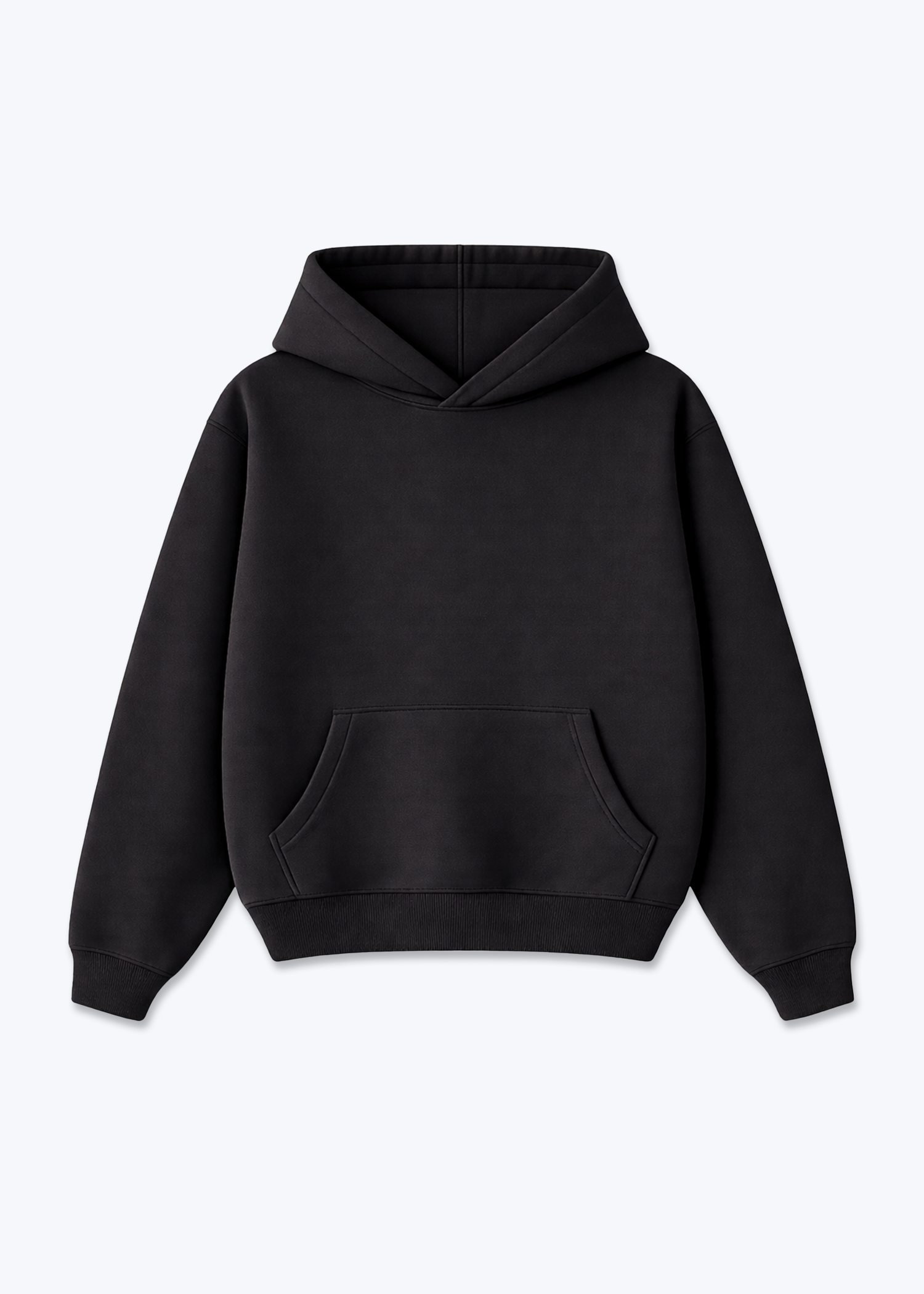 Guard my bike Oversized Hoodie - Black Front Base