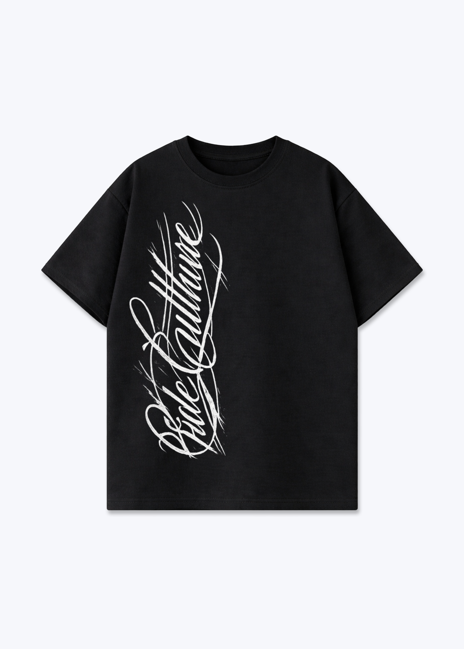 Ride Culture Oversized Shirt - Black Front (Designed)