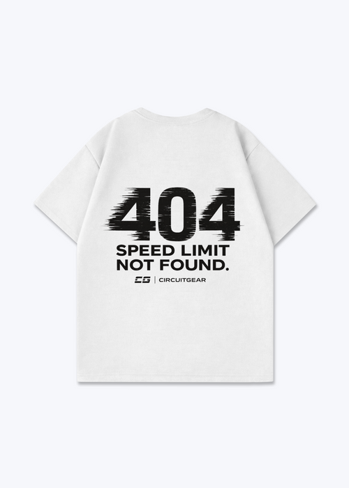 404 not found Oversized Shirt - White Back (Designed)