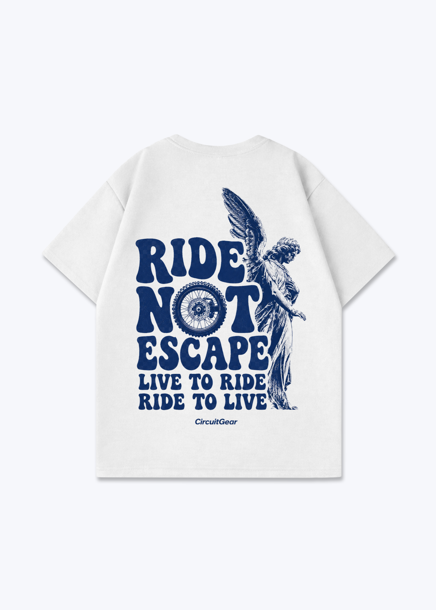 Oversized Shirt - White Back (Designed)