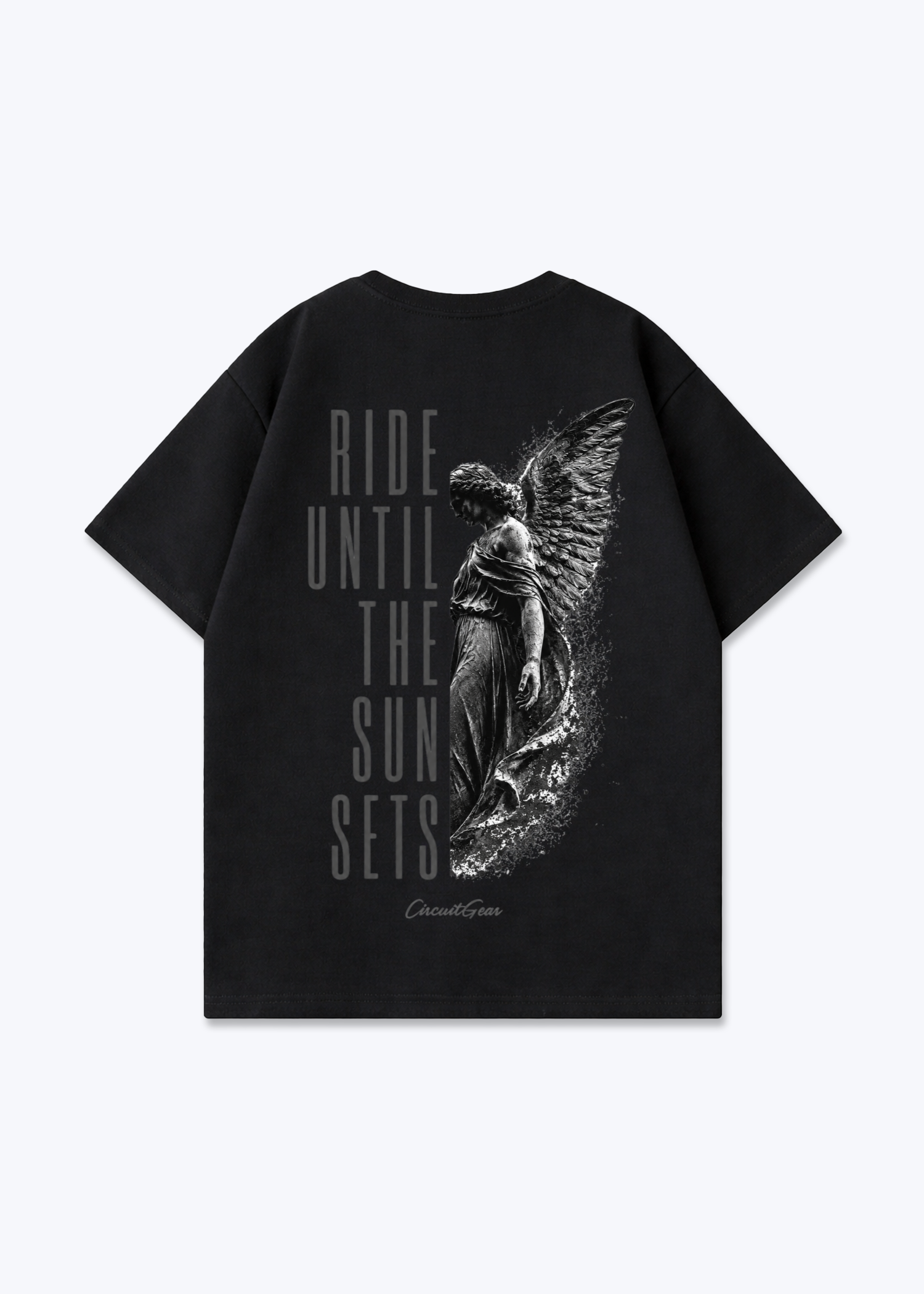 Until the sun sets Shirt - Black Back (Designed)