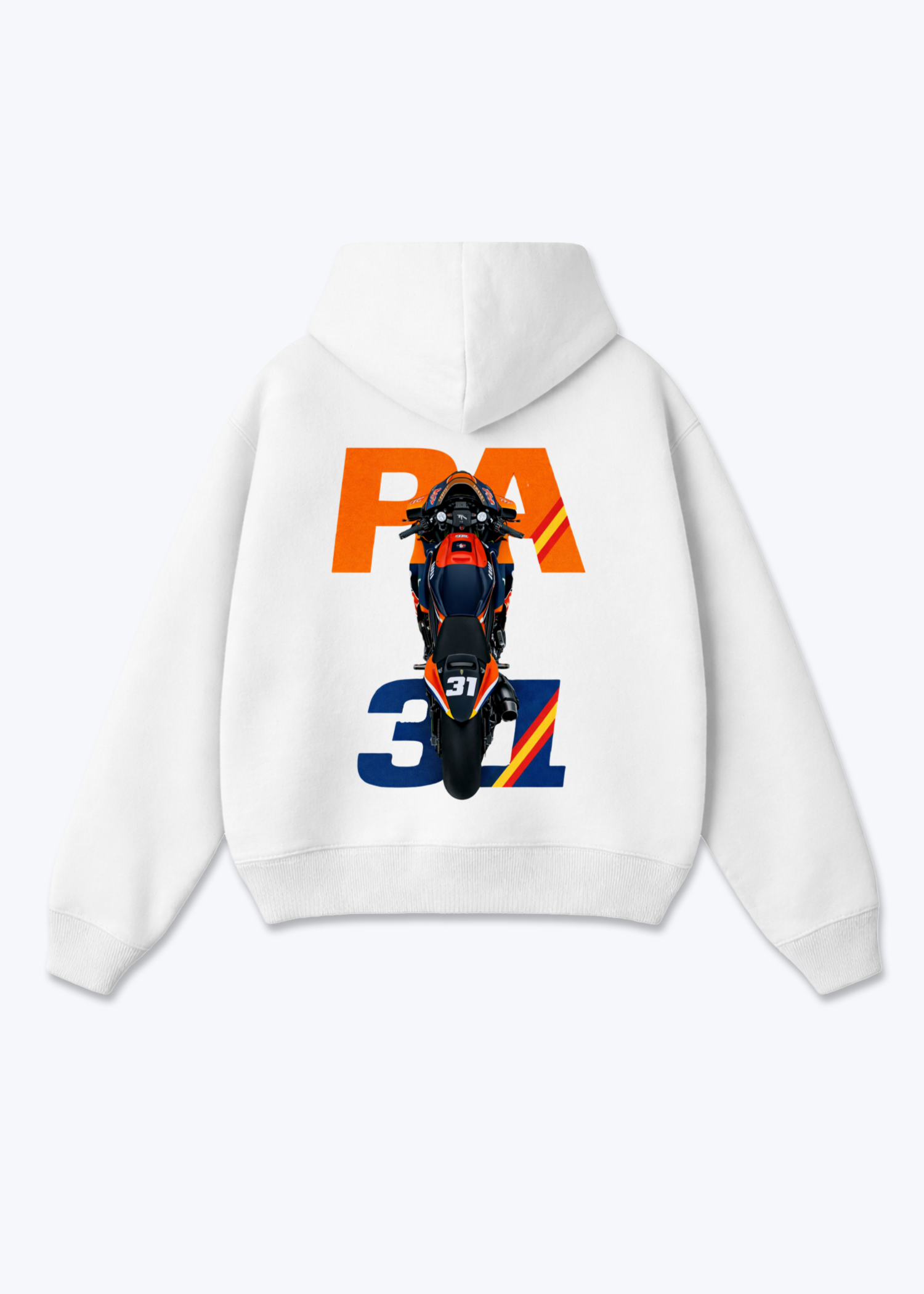 PA31 Oversized Hoodie - White Back (Designed)