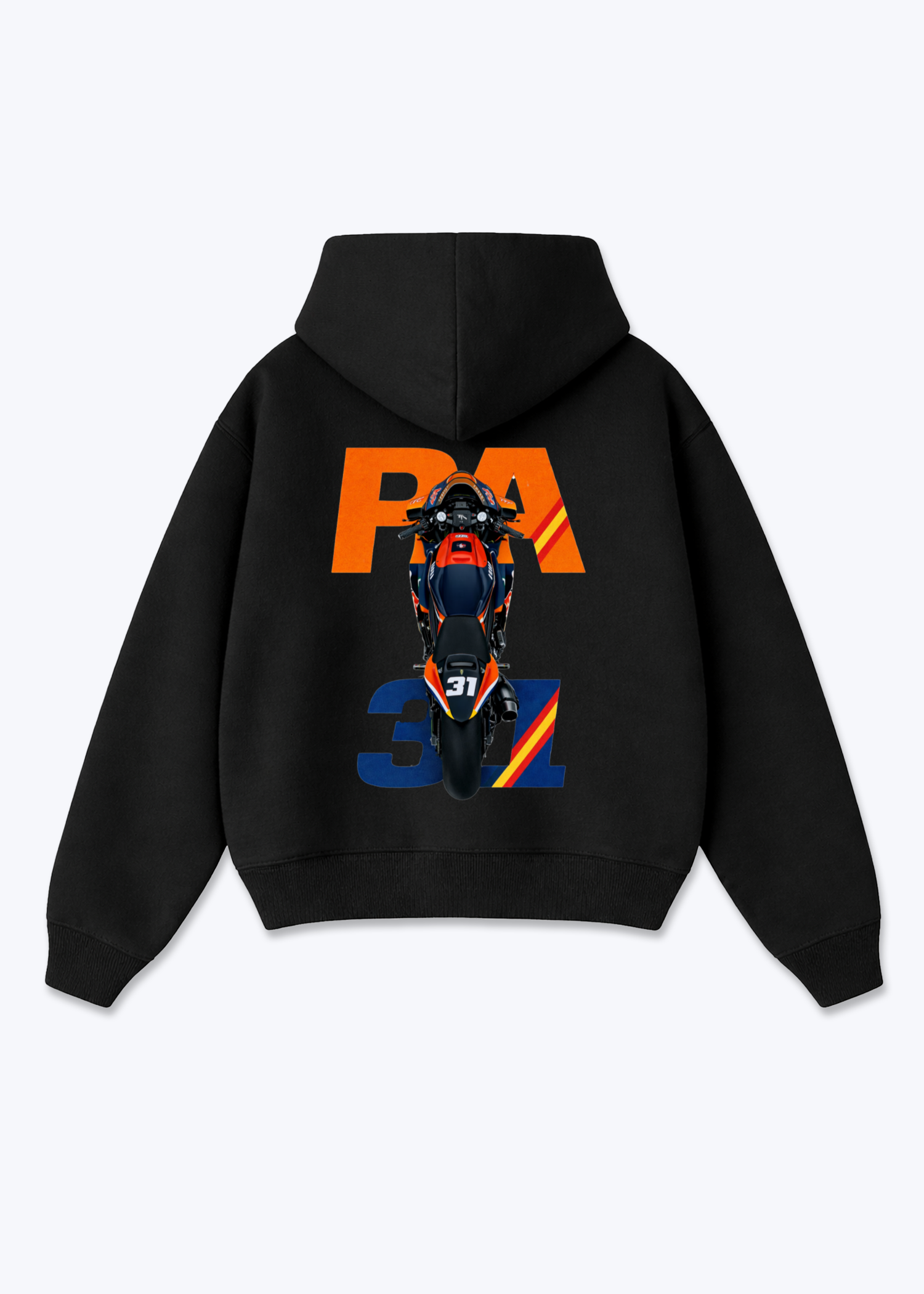 PA31 Oversized Hoodie - Black Back (Designed)