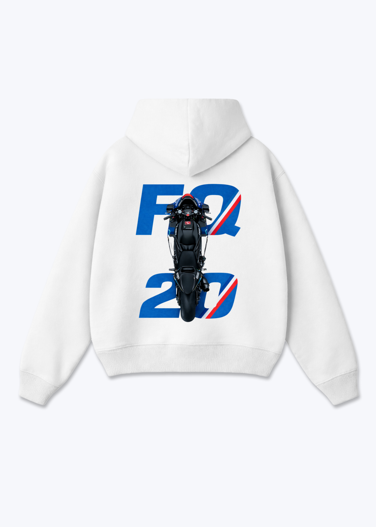 FQ20 Oversized Hoodie - White Back (Designed)