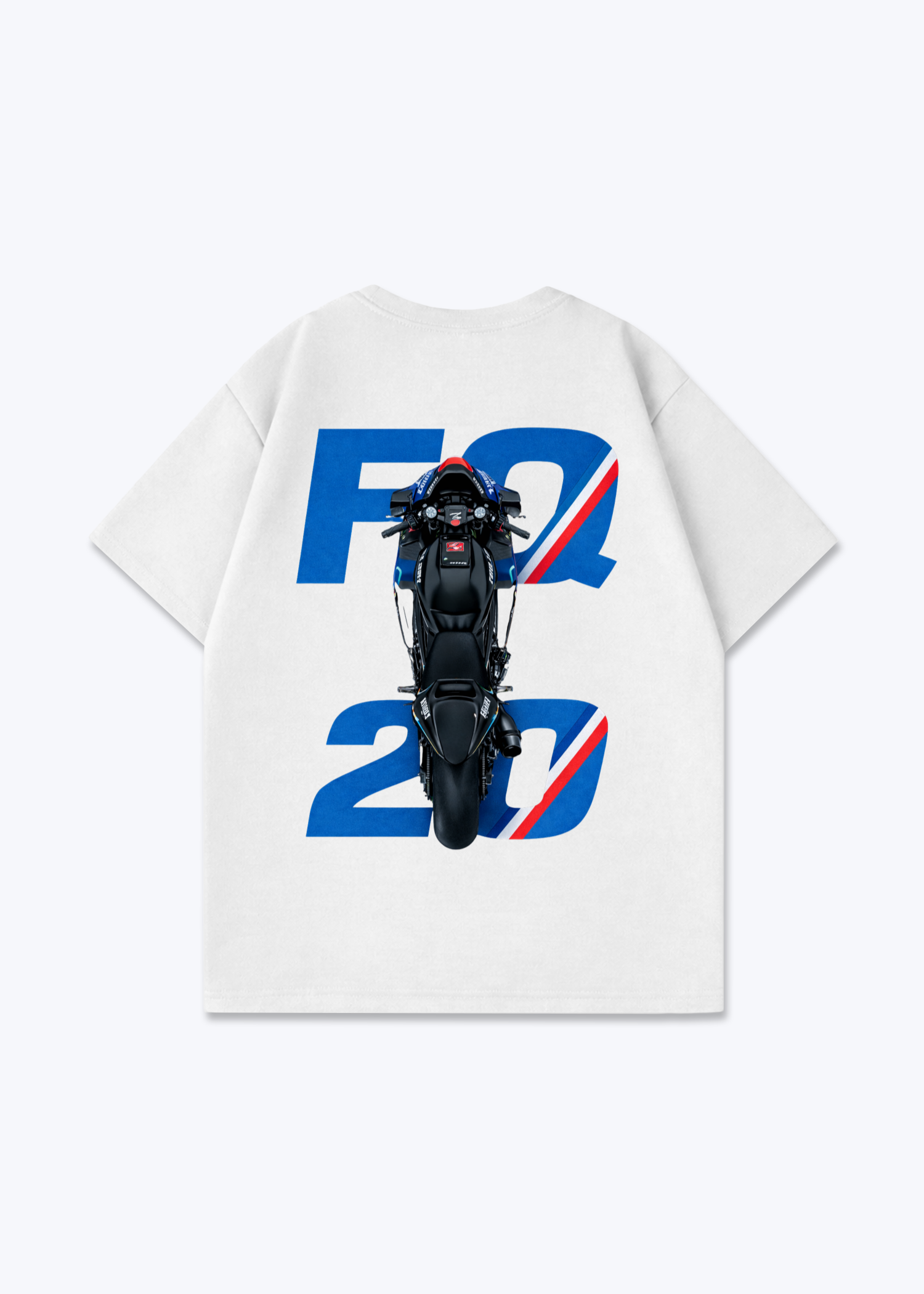 FQ20 Oversized Shirt - White Back (Designed)