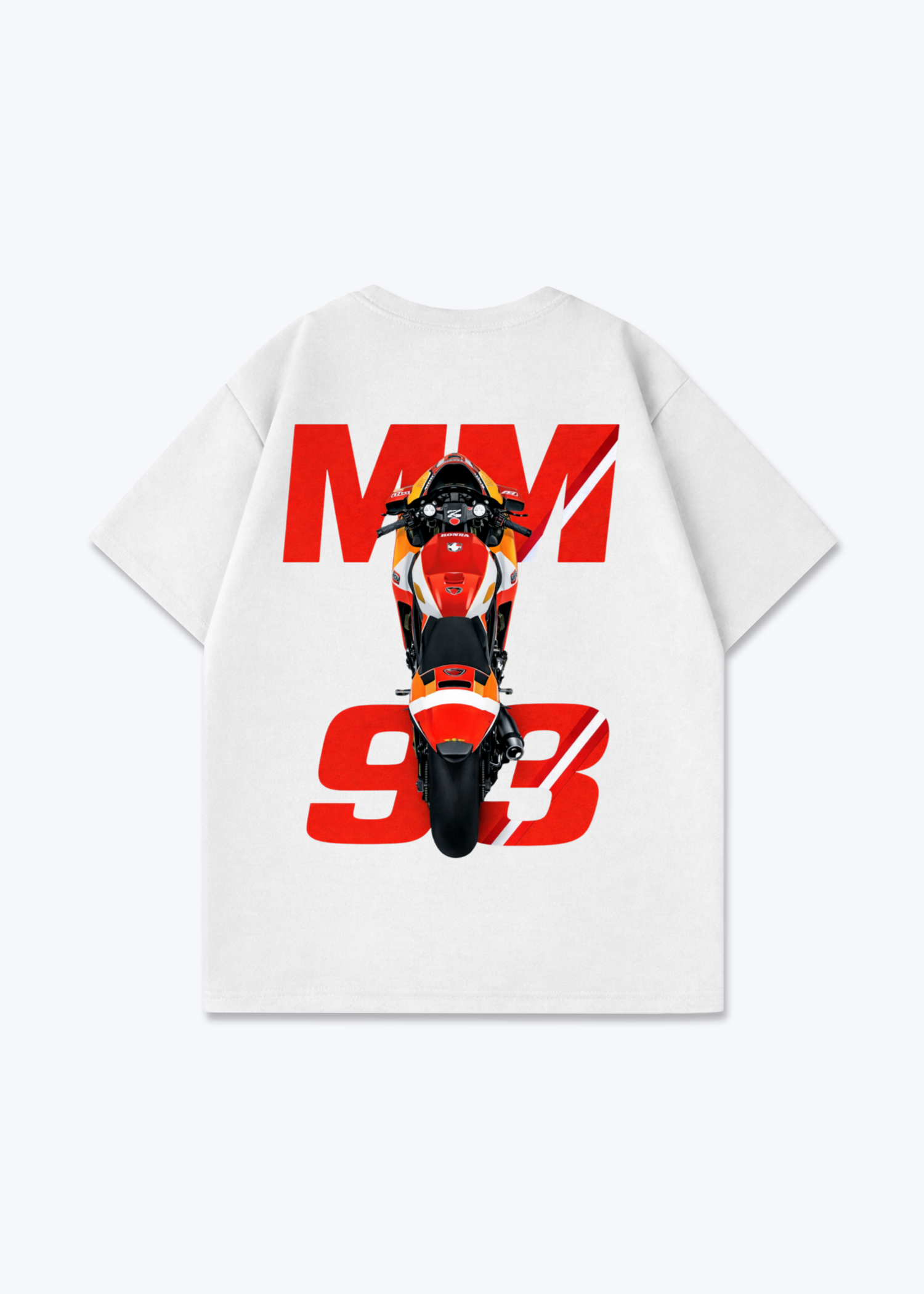 MM93 Oversized Shirt - White Back (Designed)