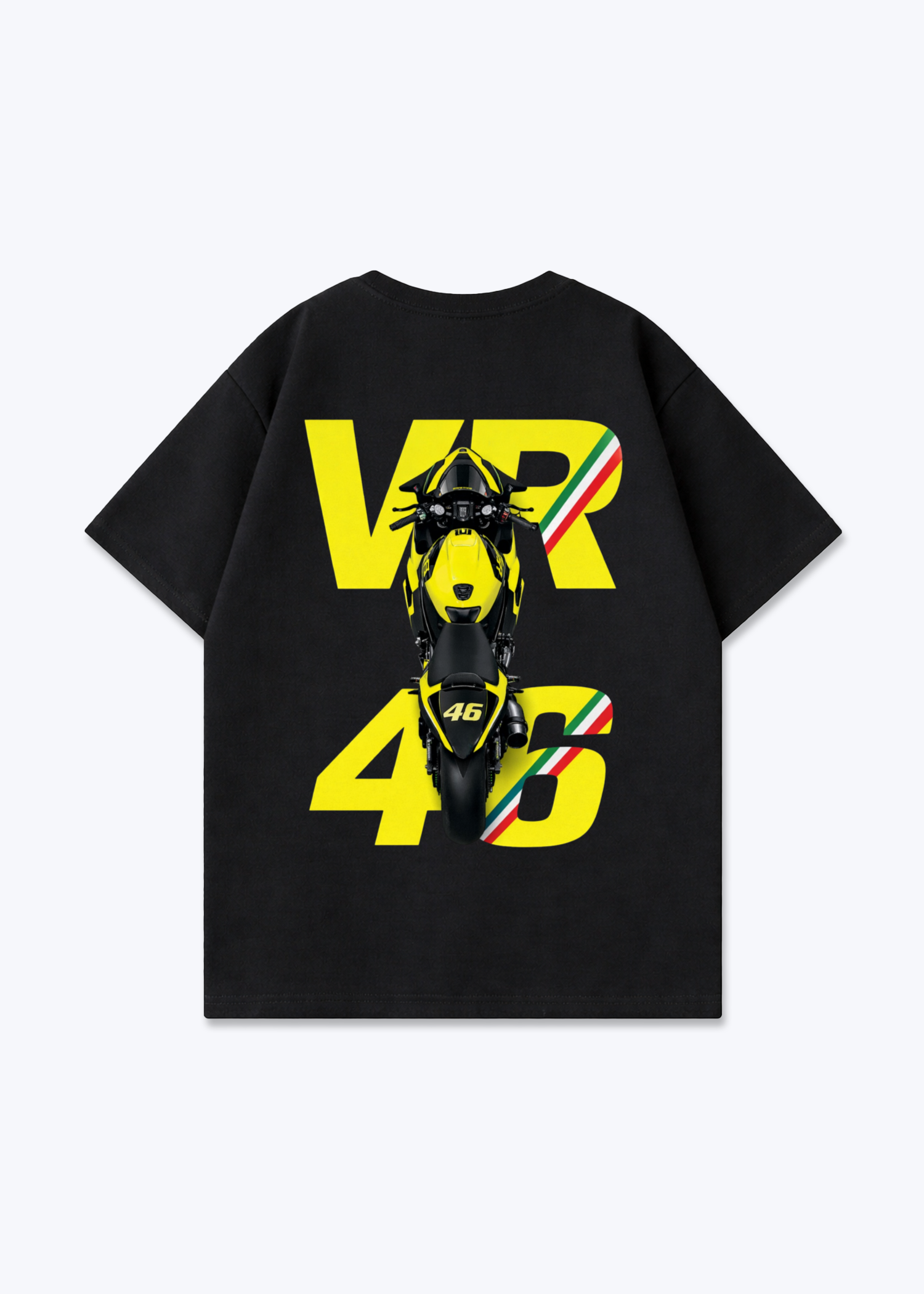 VR46 Oversized Shirt - Black Back (Designed)