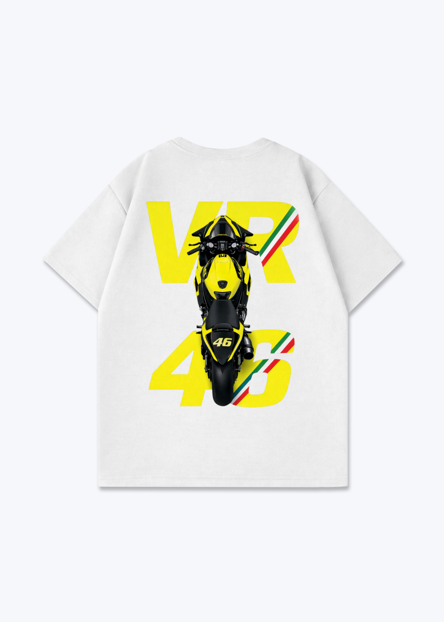 VR46 Oversized Shirt - White Back (Designed)