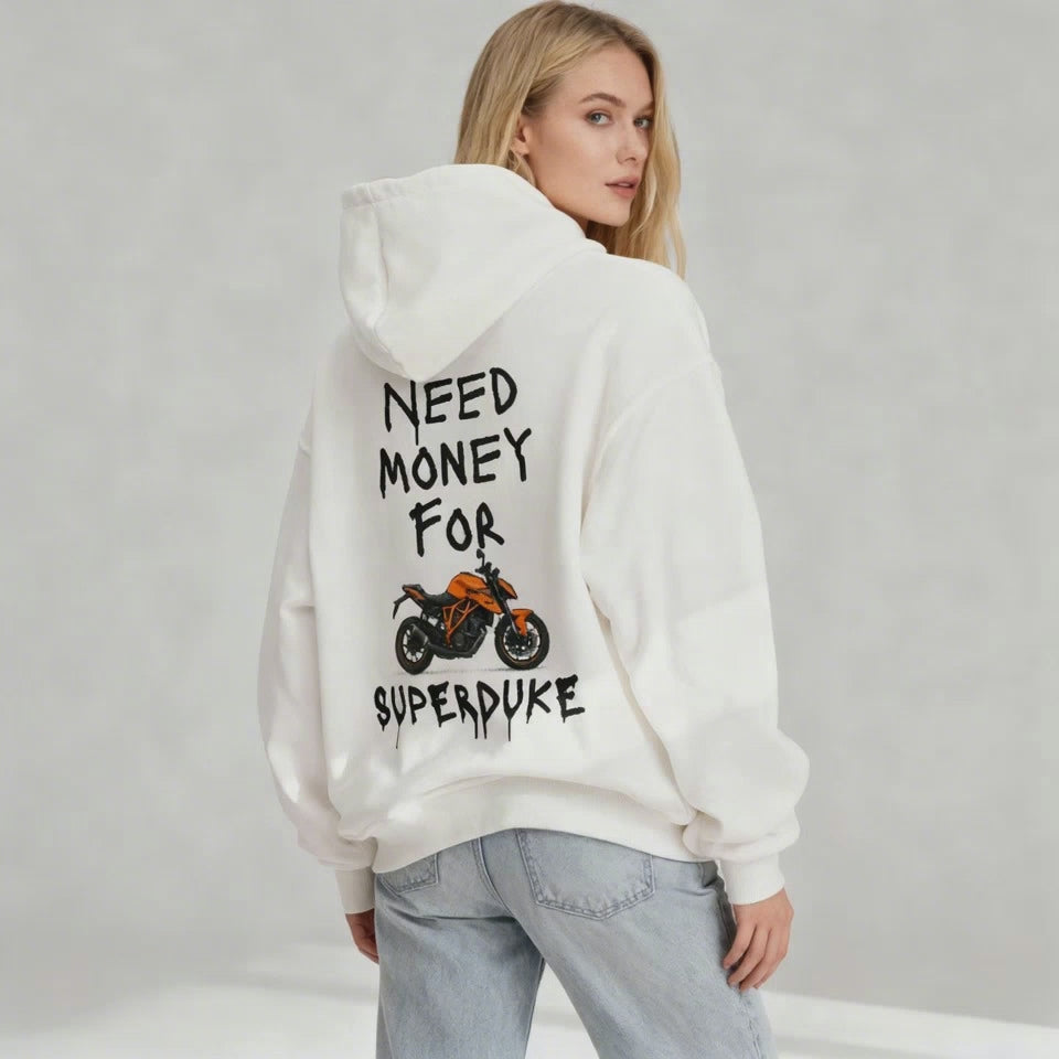 NEED MONEY FOR SUPERDUKE Oversized Hoodie